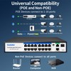 19-Port Ethernet PoE Switch, 16 PoE+ Ports @240W, 2 Uplink