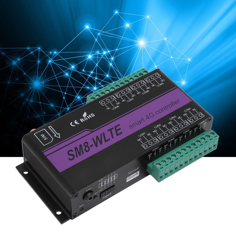 GSM Gate Opener 8 Channel 4G Mobile Phone Access Controller