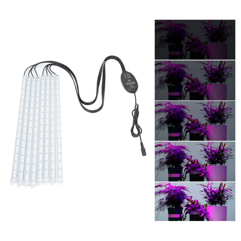 LED Plant Grow Lights 8 Hard Strips Indoor Plant Lamp