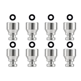Fuel Injector Spacer Set of 8 LS2 or E85 Truck Intake Manifold to LS3 Injector Adapter LS1 LS2 LMG L59 551287-LS-058
