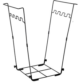 Niurui Garden Trash Bag Holder - Outdoor Leaf Bag Support Stand Multi-Use Metal Garbage Bag Holder Frame Holds 30-45 Gallons Bag for Leaves, Camping, Yard Weeding, Lawn Party