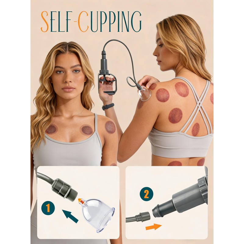 DEFUNX 12 Cups Cupping Set - Cupping Kit for Massage
