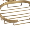 Soap Dish Wall Mounted Twisted Pattern Soap Holder Copper Stainless