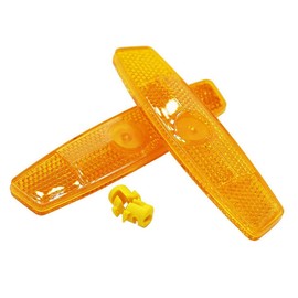 WASAGA Bicycle Reflectors, Bicycle Wheel Spoke Warning Safety Reflector for Mountain Bike Road Bike City Bike