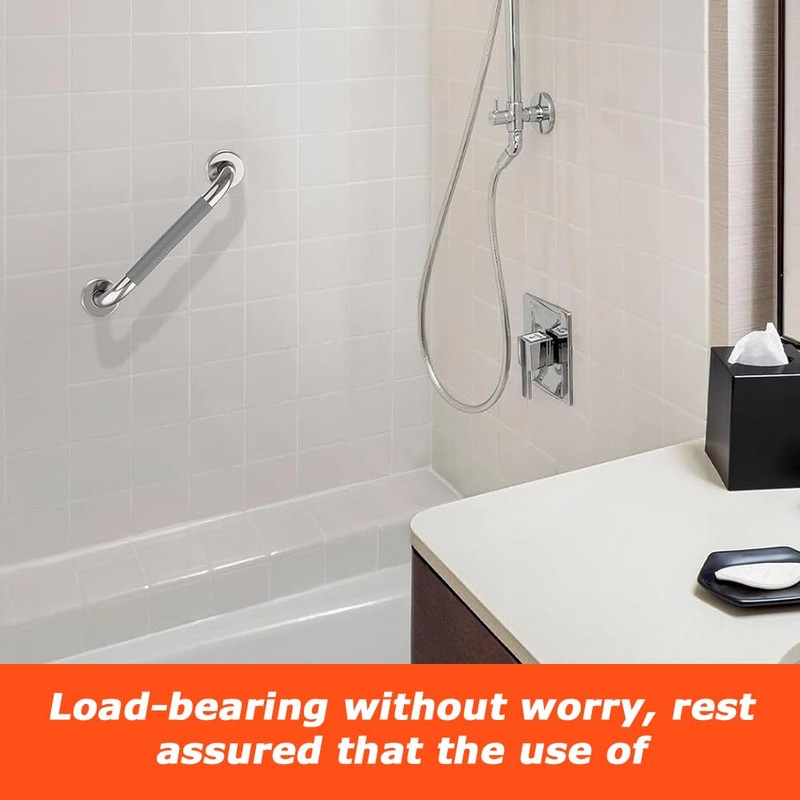 201 Stainless Steel Grab Bar Bathroom, Heavy-Duty Shower Hand Rail,