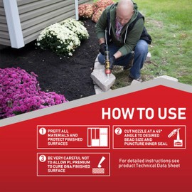 118mL PL Premium Multi Purpose Construction Adhesive