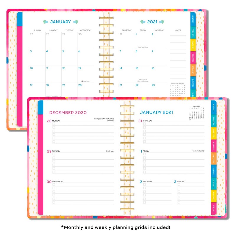 Fresh & Colorful Fiesta! August 2020 - December 2021 17-Month