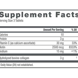 NeoCell Super Collagen With Vitamin C and Biotin, Skin, Hair and Nails Supplement, Includes Antioxidants, Tablet, 270 Count, 1 Bottle