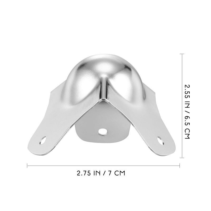 Wakauto 8 Pieces Ball Corner Edge Protector,Metal Furniture Flight Case