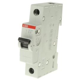 ABB SH201-B10 Miniature Circuit Breaker, 1 Pole, 10 Amp (ABB2CDS211001R0105)