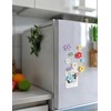 3D Flower Magnets Colourful Set of 14 for Fridge Whiteboard