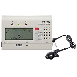 KORG CM-300-BK Chromatic Tuner CA-50 + Contact Microphone Set