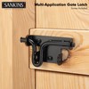 SANKINS Slide Bolt Gate Latch for Wooden Fence, Heavy Duty