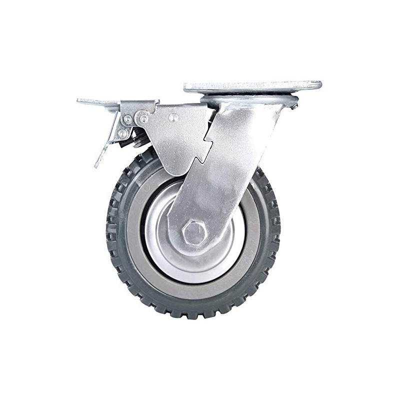 Mateda 8 inch All Swivel Caster Wheels, Heavy Duty 4Pcs