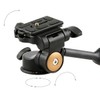 ayex hydraulic 3-way tripod head tilt with quick release plate