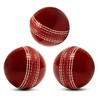 SialPro Soft Cricket Rubber Ball Set Indoor/Outdoor for Junior Youth