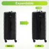 Mczan 20 Inch Hardside Luggage, Expandable Rolling Luggage with TSA