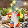 JJALIGHTS Solar Garden Figures Windmill Elf