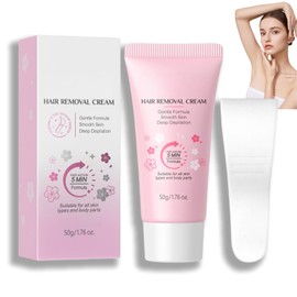 Skincare for Teenage Girls,Sakura Hair Removal Cream,Facial Hair Remover for Women,Body Ha/ir Removal Cream,Leg Hai/r Rem/oval Cre/am,Moisturizing H/air Remover,Non Greasy Face H/air Remo/val Crea/m