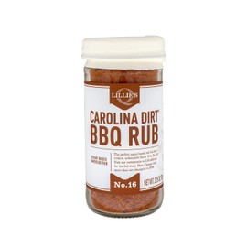 Lillie’s Q - Carolina Dirt BBQ Rub, Sugar-Based BBQ Rub, Traditional Carolina Barbeque Rub, Sweetened Blend of Southern Spices, Perfect Barbeque Seasoning for Ribs, Pork, & Fries (3.25 oz)