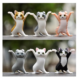 Yurika Pen Holder, Cat Pen Holder, Cat Pen Holder, Hard Working Cat Pen Stand, Pencil Stand, Multi-functional, Small Items, Tabletop Storage, Stylish, Figurine, Interior Decoration, Miscellaneous