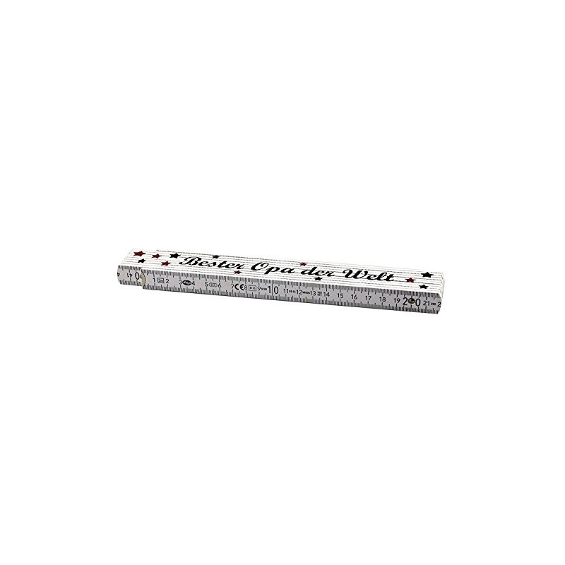 Ruler "Bester Opa der Welt" - Gift - Grandfather for