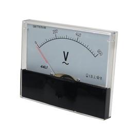 Heyiarbeit AC 0-600V Analog Panel Voltage Gauge 44L1 Volt Meter for Voltage Measurement Devices 1Pcs