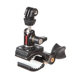 iSHOXS Cobra Pro Bicycle Mount for GoPro Hero 13 12 11 10 9 DJI Osmo Insta360 Akaso Accessories Compatible Action Cameras Stable and Flexible Aluminium Clamping Range 15-50 mm 360°