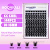 Lash Clusters Wispy Eyelash Clusters Natural D curl Cluster Eyelash