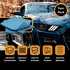 Tek Automotive Twin Pack Diamond Weave Microfibre Cloths – 40x40cm