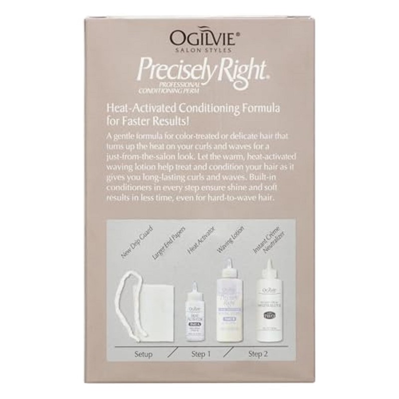 Ogilvie Salon Styles Precisely Right Professional Conditioning Perm Kit -