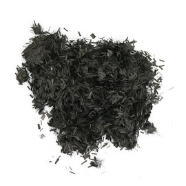 VIGAN 100g Carbon Fiber Forge Chopped 312mm Carbon Fiber Bundles Carbon Fiber Forged Marble Texture Automotive Interior Processing (12mm) Black