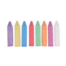BLJ Neon Sidewalk Chalk Set 8pc Assorted Neon Colors. Outdoor Toys For Kids and Adults.