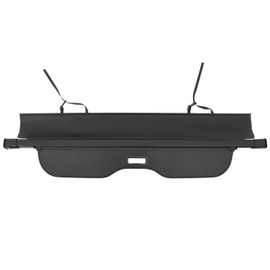 IKON MOTORSPORTS, Rear Retractable Cargo Cover Compatible with 2024-2025 Lexus GX550 & Toyota Land Cruiser W/5 Seats & 7 Seats, Trunk Security Luggage Shield Shade, Carbon Fiber Print