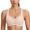 SYROKAN High Impact Sports Bras for Women High Support Unlined