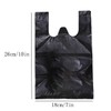 Runaup Runaup Black Garbage Bags, Small Disposal Bags for Sanitary Products, Condom and Tampon in Ladys Room/Office/Bathroom (100 pcs)