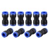 sourcing map Plastic Straight Union Push to Connect Tube Fitting