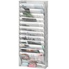 Solinxe Hanging Wall File Holder, 14 Tier Paper Storage Organizer,