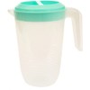 Plastic 2 Litre Reusable Multi Purpose Jug with Coloured Lid