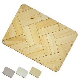 Green Iris [Soft Diatomaceous Earth Mat] Bath Mat with Diatomaceous Earth, Foot Wipe Mat, Bath Mat, Washable Mat, Kitchen, Soft, Non-Asbestos, No Asbestos, Quick Drying, Stylish, Safe, Water