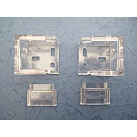Venetian Blind Box Brackets To Fit 25mm X 25mm Top Rail(pair)