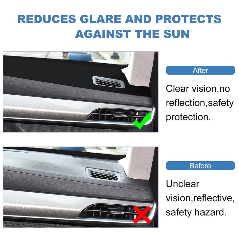 BILOPER Dashboard Cover Mat for Toyota Highlander 2020-2025 2026 (L/LE/XLE/XSE/Limited/Platinum)(NOT