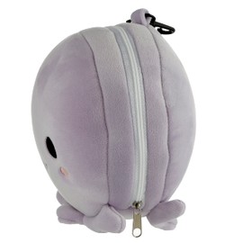 Relaxeazzz Neck Pillow with Eye Mask, Squishy, Octopus, Cute, Plush, One-Piece, Eye Mask, For Travel, Airplanes, Cars, Sleeping Use, Children, Gift, Japanese Genuine Product
