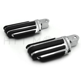 HONGK Honda Fury VT1300 Shadow Aero Phantom Spirit cruiser Chrome Rubber Pilot footpeg