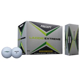 Precept 2017 Laddie Extreme Golf Balls (24 Balls), White