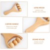 2 PCS Wooden Hand Roller Massager,Roller Muscle Massage,Wood Massage Tools,Self