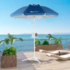 Seazul 6.5ft Sun Shade Umbrella, Portable Umbrella with Stand for
