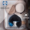 Sealy, Infused-Gel Hooded Travel Pillow with Airflow Memory Foam, Tailored