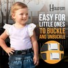 HOLD’EM Kids Belts for Boys Silver Square Buckle - Black