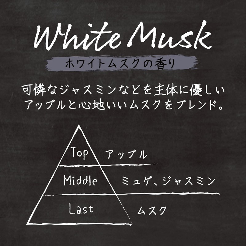 Harukado / CARALL Brown Mark Plate 3P White Musk Model